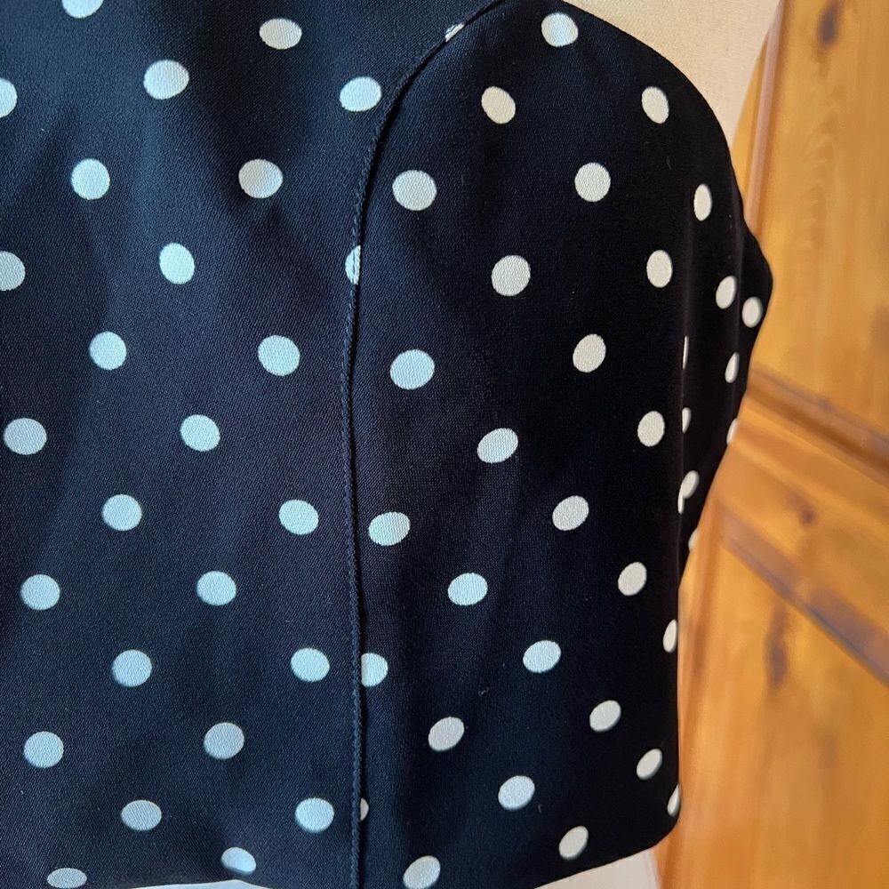 CINQ A Sept Maayan one shoulder top polka Dot size XL - Picture 8 of 11